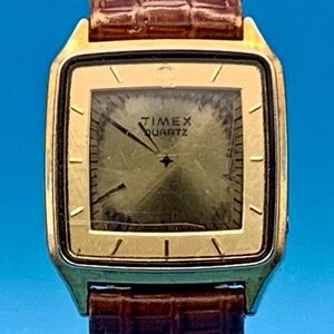 TIMEX Q ILLUSION Vintage 1985 Men’s Quartz Wristwatch LCD Analog Display Working